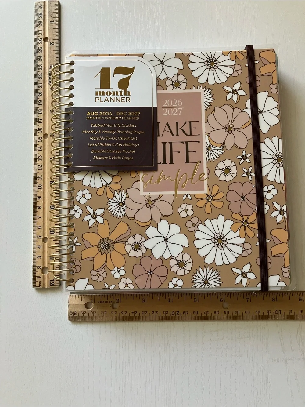 The Creative Expert 17 Month Planner -  Make Life Simple 8/2026-12/2027 (NWT)